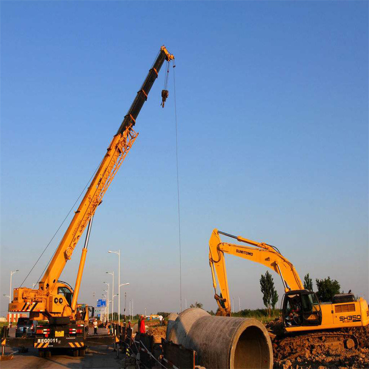 烟台25吨吊车吊8吨,最远吊多少米